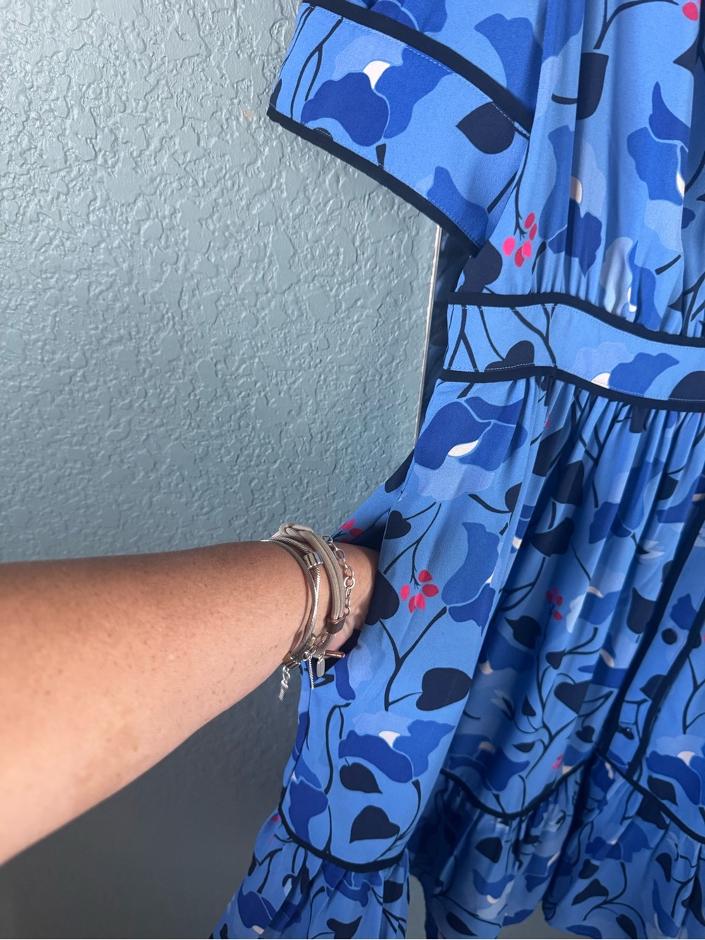 NWOT Kate Spade Nouveau Bloom Knee Length Pocketed Dress Size 12 - Picture 6 of 9